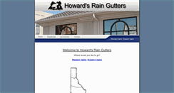 Desktop Screenshot of howardsraingutter.com