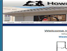 Tablet Screenshot of howardsraingutter.com